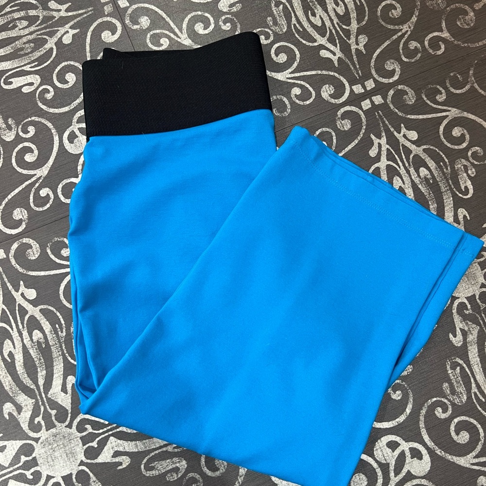 Teal Capris